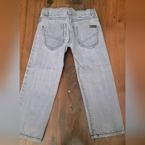 Rusty Grey Jeans Boys Size 4 Adjustable Waist